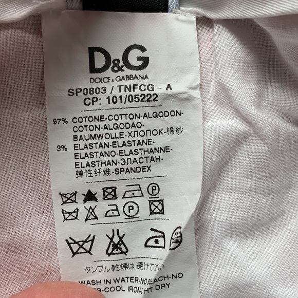 DOLCE & Gabbana Cotton Silky Dress Pants Size 2 - Picture 12 of 16